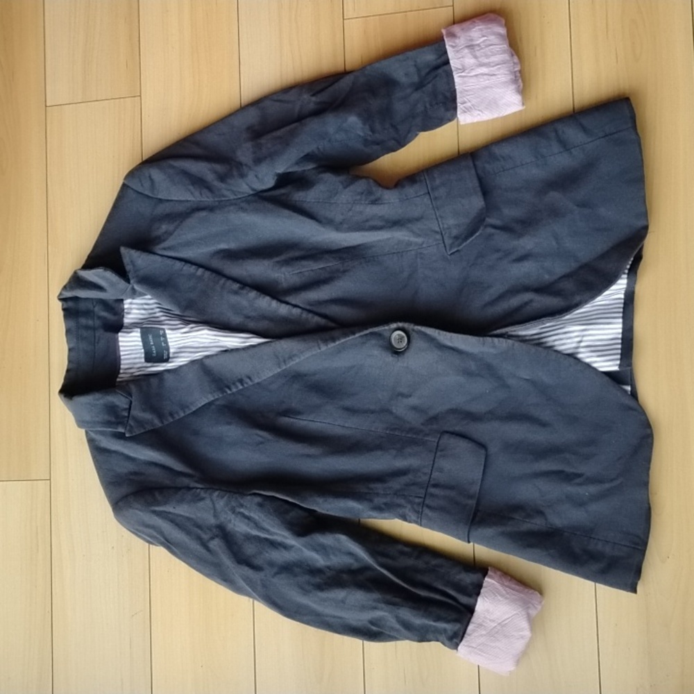 Zara boyfriend blue navy blazer Small - Picture 1 of 12